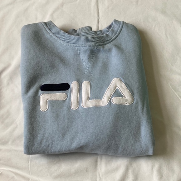 Blue FILA crewneck sweatshirt - Picture 1 of 5